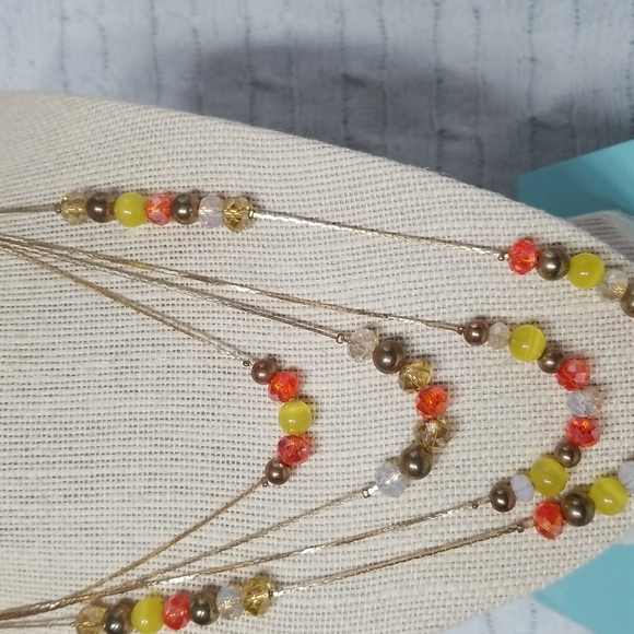 5/$25🌴Multi Colored/ Strand Summer Necklace - Picture 2 of 4